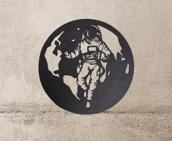 Wanddecoratie - Astronaut - MDF 6 mm